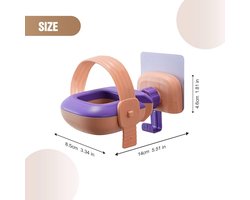 Zelfklevende Föhn Houder - Badkamer Organizer - 1 stuk