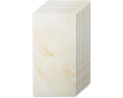 Zelfklevende Keuken Backsplash 10 Stuks 30cm x 60cm Wandfolie 2.5mm PVC voor Keuken en Badkamer Decoratie