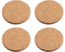 Zelfklevende Kurk Pads Rond 40mm Dik (3mm) - Schokdempend en Antislip voor Meubels en Deuren