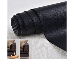 Zelfklevende leren patch, imitatieleer, reparatieset voor meubels, banken, autostoelen, tassen, leerreparatie en -renovatie, koffiekleur, 50 x 137 cm