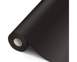 Zelfklevende Leren Patches, Kunstleer, Reparatie- En Renovatiekit Voor Leer Van Meubels, Banken, Autostoelen En Tassen, Zwart-30x137cm