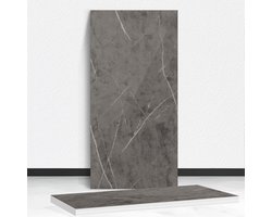 Zelfklevende Marmerlook PVC Wandpanelen voor Stijlvolle Wanddecoratie - Set van 10 Stuks - grijs