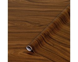 Zelfklevende Meubelfolie Walnoot Houtstructuur - Afwasbaar & Modern Decor