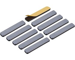 Zelfklevende meubelglijders - 10 Stuks - Teflon Meubelglijders - Vloerglijders - Makkelijk Verplaatsen van Meubels - Bescherming van Vloer en Meubel - Stoelpootdoppen - Kunststof - voor tapijt en harde houten vloeren