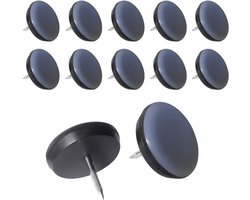 Zelfklevende Meubelschuivers 25x25mm - Bescherming voor Tapijt en Harde Vloeren