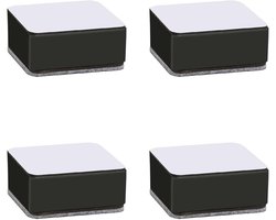 Zelfklevende Meubelverhogers voor Stoelen en Tafels, Carbon Staal Voetpads, Verhoog Capaciteit tot 500kg, Perfect voor Bedpoten en Meubels