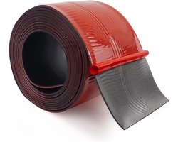 Zelfklevende neopreen rubberen strips - 100 mm breed - voor doe-het-zelf afdichtingen en anti-slip - rubberen plaat - rubberen mat - vloerbedekkingen - bescherming buffers - anti-vibratie - 15 mm dik