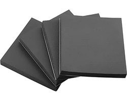 Zelfklevende rubberen isolatieplaat - Antislip, 150 x 150 mm, 4 stuks