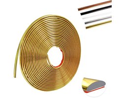 Zelfklevende sierstrip - wanddecoratie - 8 meter - goud