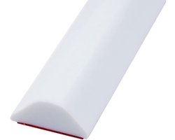 Zelfklevende Spatwaterdichte Douchestrip - Inloopdouche Vloer - Douche Waterstop voor Natte en Droge Scheiding - Douchedrempelwaterdam voor Badkamer en Keuken (Wit, 1m)