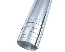 Zelfklevende spiegelfolie - DIY spiegelpaneel - Badkamerbehang - Spiegelfolie - PET muursticker - Water- en vochtbestendig - Geschikt voor muren en meubels - 200x60cm – 0,1mm dikte - Spiegeleffect