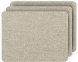 Zelfklevende Stof Reparatie Patch Donkerbeige 20x28 cm - Voor Meubels, Stoelen en Linnen