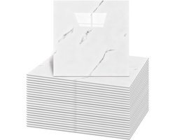 Zelfklevende Wandtegels, Set van 24 Tegelstickers, 30 x 30 cm, 3D Tegels voor Badkamer en Keuken, Makkelijk aan te brengen, Peel and Stick Tegels, Decoratieve Wandbekleding