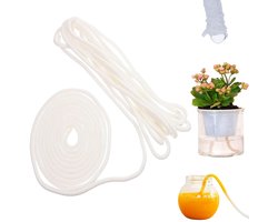 Zelfwaterend Touw - Planten Irrigator - Kamerplanten Onderhoud - Zelfabsorberend Materiaal - 8mm x 10 Meter - Natuurlijk Katoen