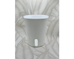 Zelfwaterende pot met transparante binnenpot - 9,5 cm - 10 stuks - bloempot - plantenpot