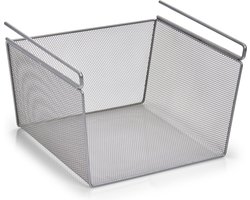 Zeller Kastmandje - opberg/hang mandjes - metaal - 29 x 26 x 19 cm - draadmand