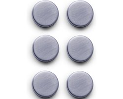 Zeller Magneten - 6x stuks - extra sterk - 2,7 cm - RVS - rond