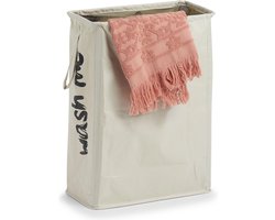 Zeller smalle 20 cm wasmand 45 liter present - Beige