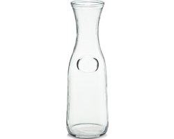 Zeller water/wijn Karaf - zonder dop - glas - 1L - schenkkan - transparant