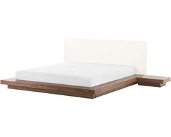 ZEN - Futon tweepersoonsbed - Lichte houtkleur - 160 x 200 cm - MDF