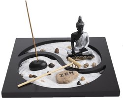 Zen Tuin Set met Boeddha en Yin Yang Symboliek - Japanse Decoratie voor Meditatie
