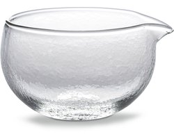 Zenara | Matcha Bowl Transparent Glass | Matcha Schaal Transparant Glas | Matcha Kom Transparant Glas | Glazen Matcha Bowl | Chawan