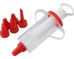 Zenker Garneerspuit met 6 Spuitmonden