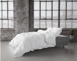 Zensation Dallas - Dekbedovertrek Hotel - 240x200/220 + 2 kussenslopen 60x70 - Wit