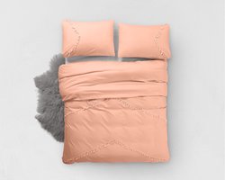 Zensation Fashion Lace - Dekbedovertrek - Eenpersoons - 140x200/240 + 21 kussensloop 60x70 - Pastel