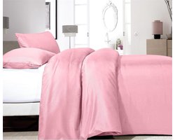 Zensation Satin Point - Dekbedovertrek - Eenpersoons - 140x200/220 + 1 kussensloop 60x70 - Roze