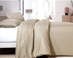 Zensation Satin Point - Dekbedovertrekset - Lits-Jumeaux - 240x200/220 + 2 kussenslopen 60x70 cm - Taupe