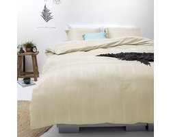 Zensation - Tweepersoons Dekbedovertrek Montreal - Créme 200x220 cm - Microvezel - Dekbedovertrek met 2 kussenslopen