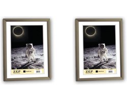 Zep fotolijst - KK2 - Brons - Koper - 13x18 cm - Kunststof - 2 stuks