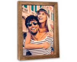 ZEP - Houten fotolijst Marne verticaal bruin voor foto formaat 10x15 - BM461V