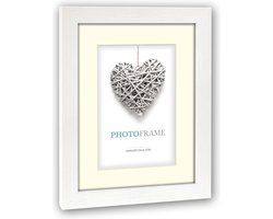 ZEP - Houten fotolijst taupe met passe-partout Regent 2 formaat 20x30 / 30x40 cm - V32342
