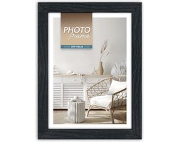 ZEP - Houten Fotolijst Vivan 1 Zwart voor foto formaat 10x15 - V33461