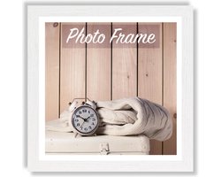 ZEP - Houten fotolijst wit Nelson 3 voor foto formaat 20x20 - V21203