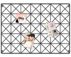 ZEP - Industrieel metalen wandrek zwart Cholet afmeting 55x75 cm - UT268