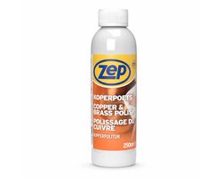 ZEP Koperpoets 250 ml - Poetsmiddel voor Koper en Messing - Diepe Glans - Voor Ornamenten, Deurbeslag, Pannen en Sieraden