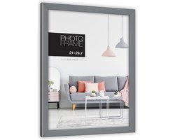 ZEP - Kunststof Fotolijst Edison Grijs voor foto 10x15 cm - NP46G