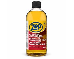 ZEP Meubelwas Naturel 500 ml - Bijenwas voor Blank en Geloogd Hout - Voedt het Hout en Geeft een Warme Glans