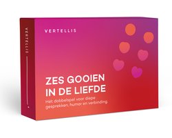 Zes gooien in de liefde - Vertellis - Hét dobbelspel voor meer liefde, humor en verbinding, Perfect als Valentijn cadeau