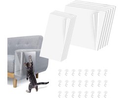 Zesdelige Set Krabbescherming voor Meubels, Flexibele Transparante Beschermers voor Bank, Tapijt en Wanden tegen Kattenkrabben