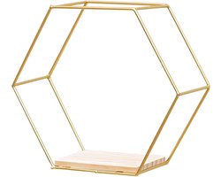 Zeshoekige Wandplank - Nordic Stijl Hexagon Rek voor Kantoor en Thuis