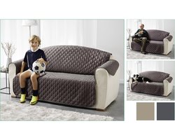 Zetelhoes 2-zit 220x176cm taupe