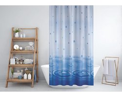 Zethome - Douchegordijn - 180x200 cm - Blauw - Badkamer Gordijn - Shower Curtain - Waterdicht - Sneldrogend en Anti Schimmel -Wasbaar en Duurzaam - 5020