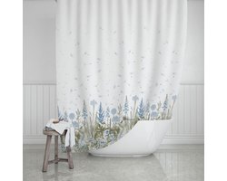 Zethome - Douchegordijn - Badkamer Gordijn - Shower Curtain - Waterdicht - 1x110X200 - Een Stuk - Sneldrogend en Anti Schimmel -Wasbaar en Duurzaam -2558