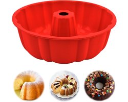 Zeynomax - 3D siliconen mal voor ronde krans decoratie en cake bakvorm (6 holle ruimtes)