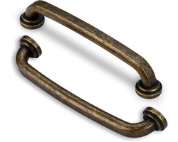 Zeynomax - Antieke Keukenmeubelhandvatten, 6 Stuks, 128mm - Decoratief en Stijlvol