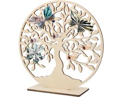 Zeynomax - Houten Levensboom Woondecoratie - Geld en Huwelijksgeschenken - Decoratiefiguren Huis - DIY